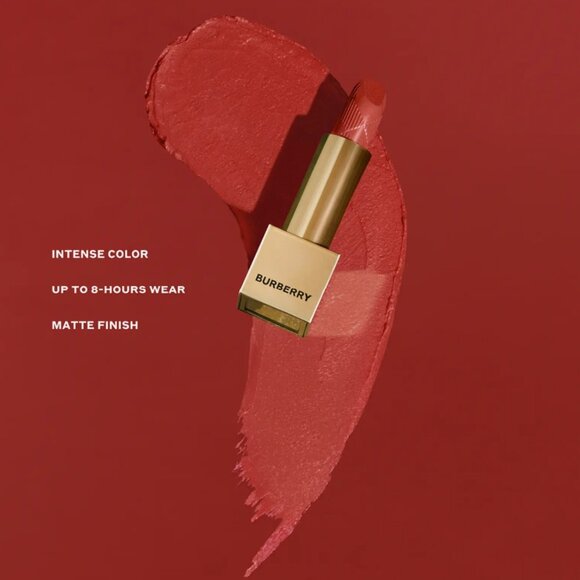 Burberry Kisses Matte Lipstick* ~ 15 Deep Peach Lip Colour 3.3g/0.11oz NIB - Picture 8 of 12